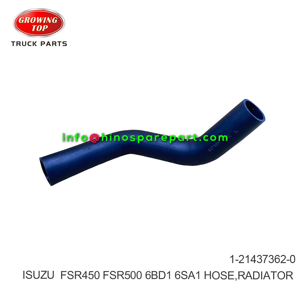 ISUZU FSR450 FSR500 6BD1 6SA1 HOSE RADIATOR 1-21437362-0