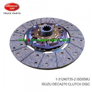 ISUZU DECA270 CLUTCH DISC 1-31240735-2