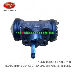 ISUZU 6HH1 6HE1 6GB1 6BD1 CYLINDER; WHEEL, RR BRK 1-47600948-0
