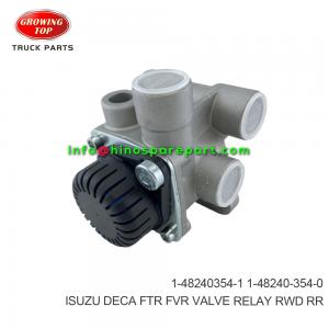 ISUZU DECA FTR FVR VALVE RELAY RWD RR 1-48240354-1 ISUZU DECA FTR FVR VALVE RELAY RWD RR 1-48240354-1