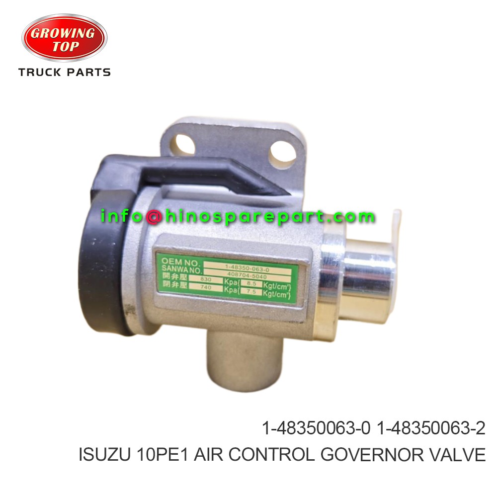 ISUZU 10PE1 AIR CONTROL GOVERNOR VALVE 1-48350063-0