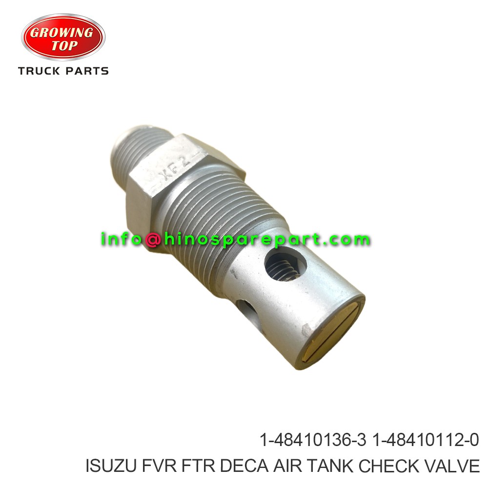 ISUZU FVR FTR DECA AIR TANK CHECK VALVE 1-48410136-3