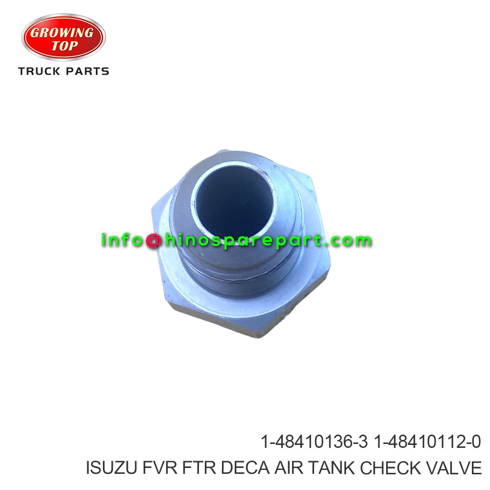 ISUZU FVR FTR DECA AIR TANK CHECK VALVE 1-48410136-3