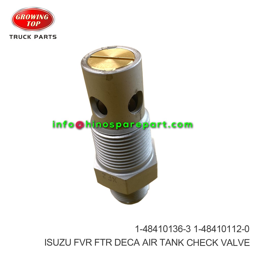 ISUZU FVR FTR DECA AIR TANK CHECK VALVE 1-48410136-3