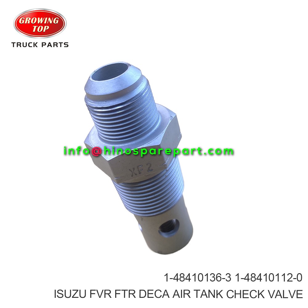 ISUZU FVR FTR DECA AIR TANK CHECK VALVE 1-48410136-3