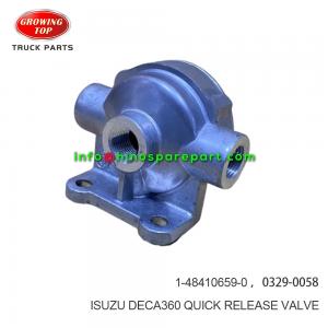 ISUZU DECA360 QUICK RELEASE VALVE  1-48410659-0 ISUZU DECA360 QUICK RELEASE VALVE  1-48410659-0