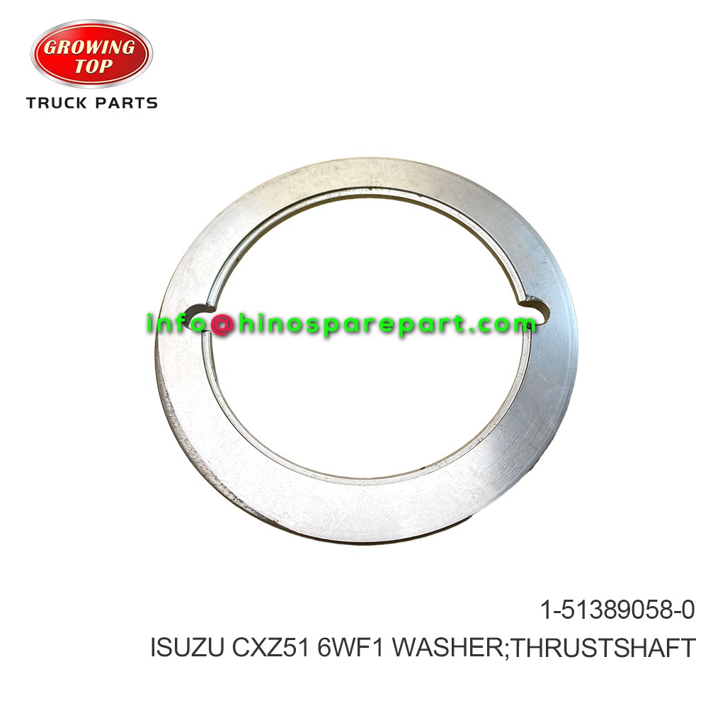 ISUZU CXZ51 6WF1 WASHER THRUSTSHAFT 1-51389058-0