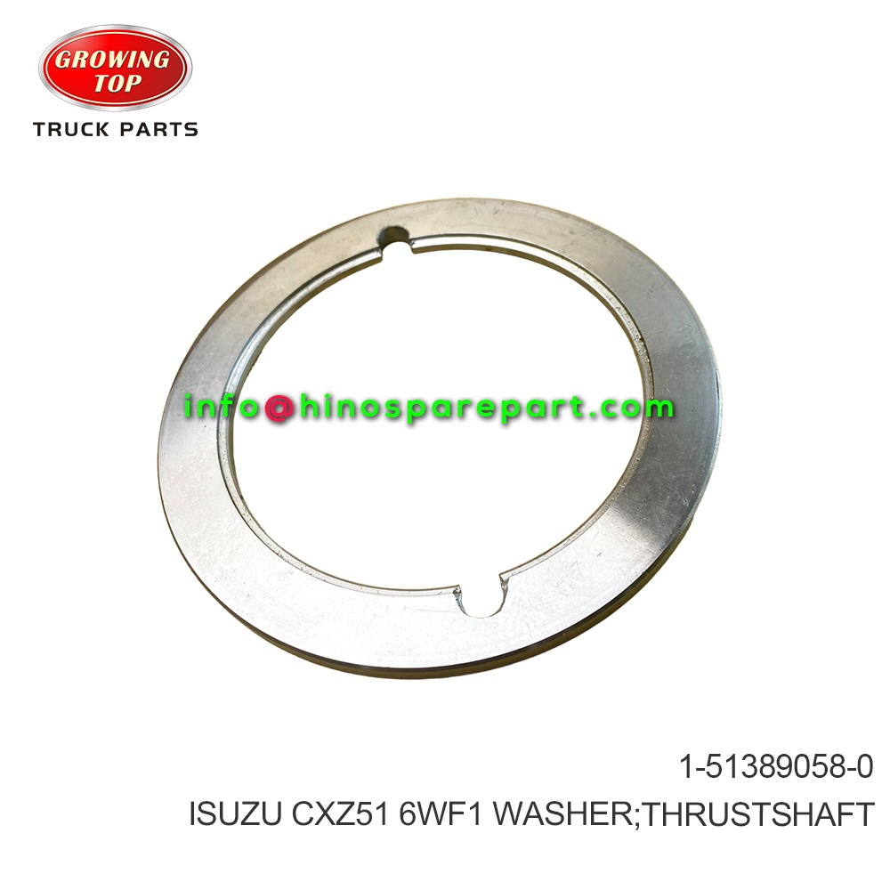 ISUZU CXZ51 6WF1 WASHER THRUSTSHAFT 1-51389058-0