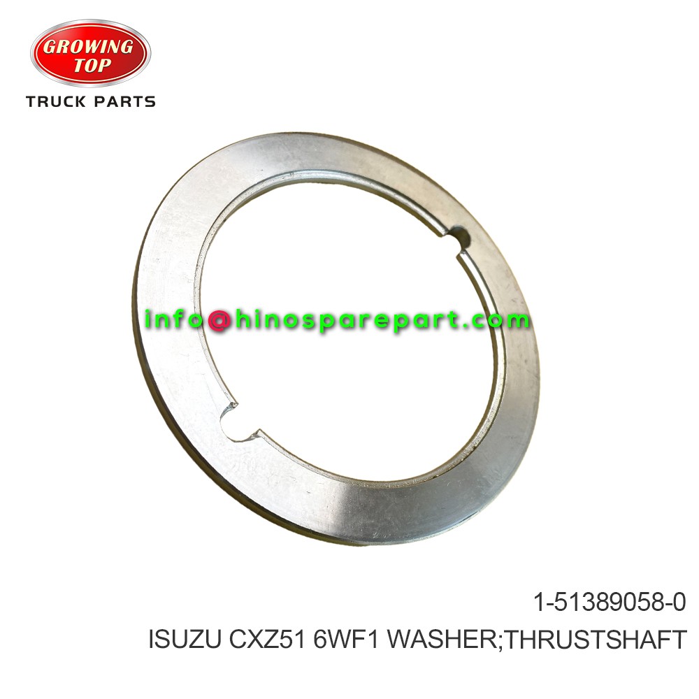 ISUZU CXZ51 6WF1 WASHER THRUSTSHAFT 1-51389058-0