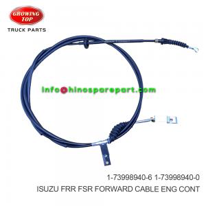 ISUZU FRR FSR FORWARD  CABLE;ENG CONT 1-73998940-6