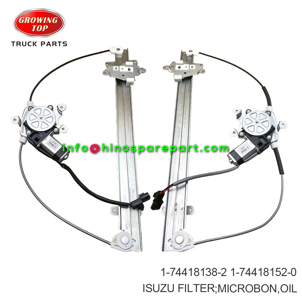 ISUZU FTR  EXZ WINDOWS REGULATOR AUTO 1-74418138-2