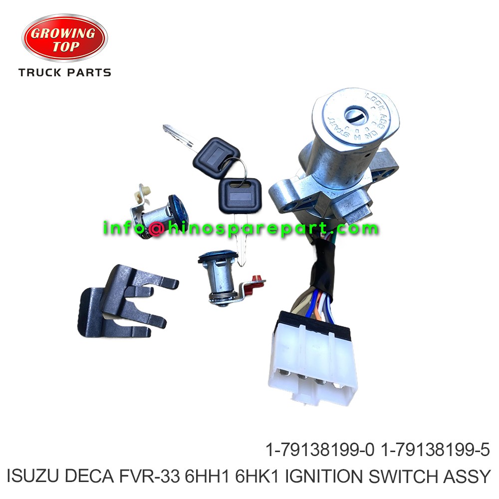 ISUZU DECA FVR-33 6HH1 6HK1 IGNITION SWITCH ASSY 1-79138199-0