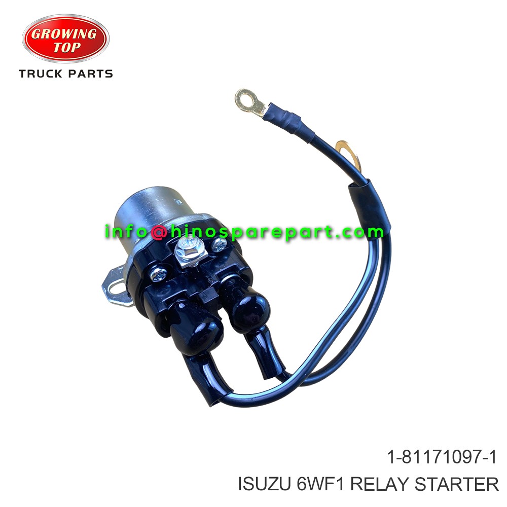 ISUZU 6WF1 RELAY STARTER 1-81171097-1