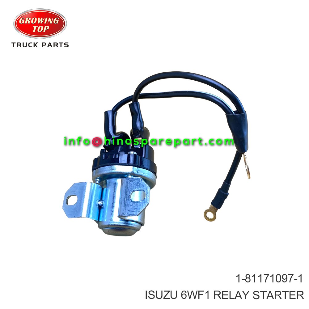 ISUZU 6WF1 RELAY STARTER 1-81171097-1
