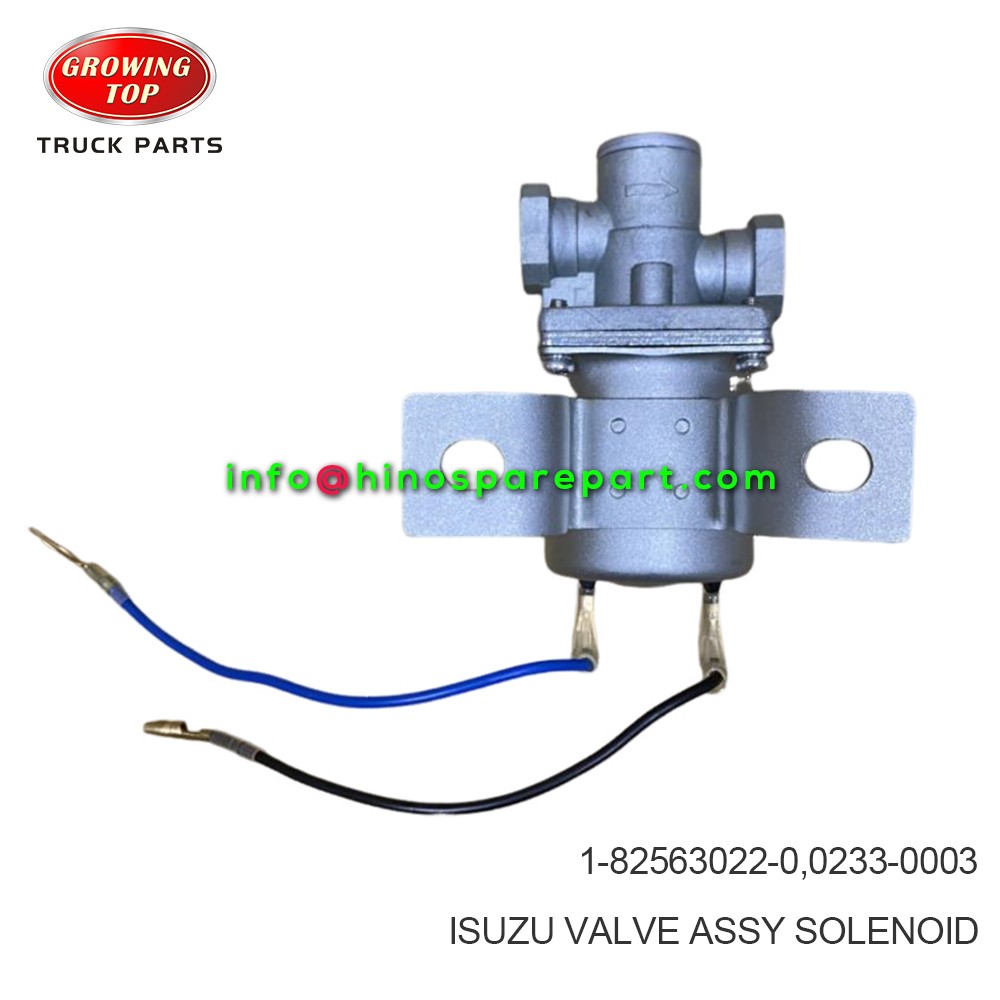 ISUZU VALVE ASSY SOLENOID 1-82563022-0