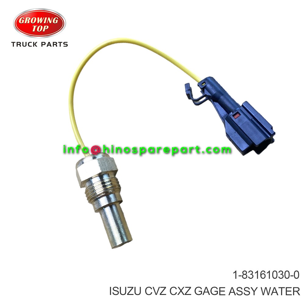 ISUZU CVZ CXZ GAGE ASSY WATER 1-83161030-0