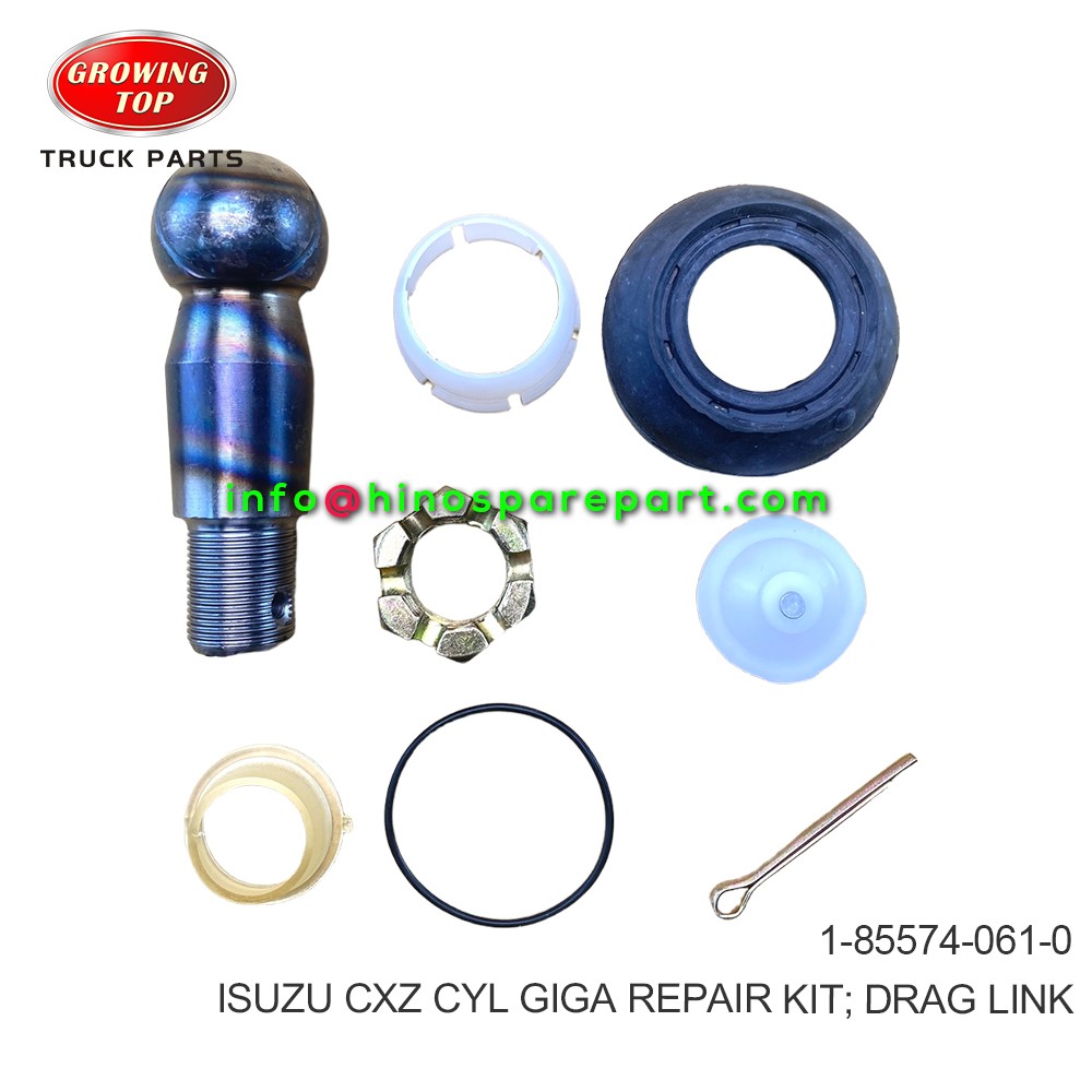 ISUZU CXZ CYL GIGA REPAIR KIT; DRAG LINK 1-85574-061-0