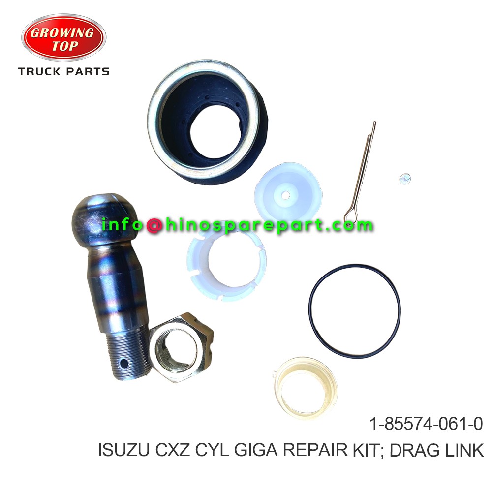  ISUZU CXZ CYL GIGA REPAIR KIT; DRAG LINK 1-85574-061-0