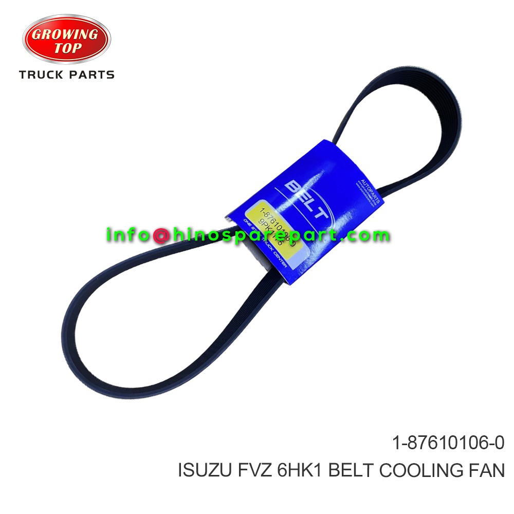 ISUZU FVZ 6HK1 BELT; COOLING FAN 1-87610106-0