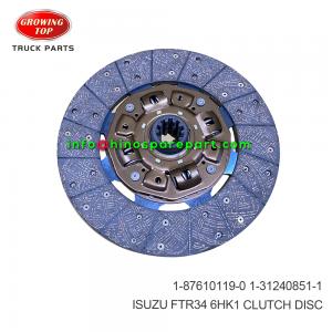 ISUZU FTR34 6HK1 CLUTCH DISC 1-87610119-0