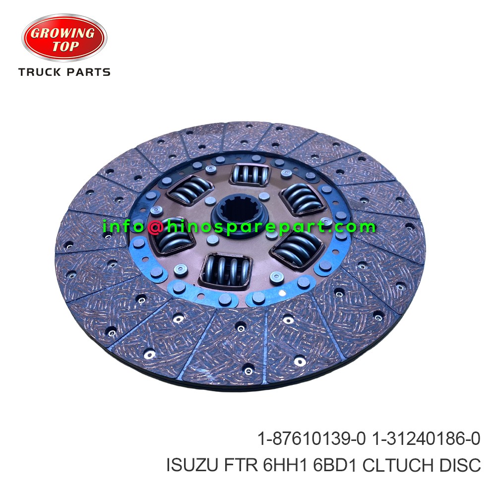 ISUZU FTR 6HH1 6BD1 CLTUCH DISC 1-87610139-0