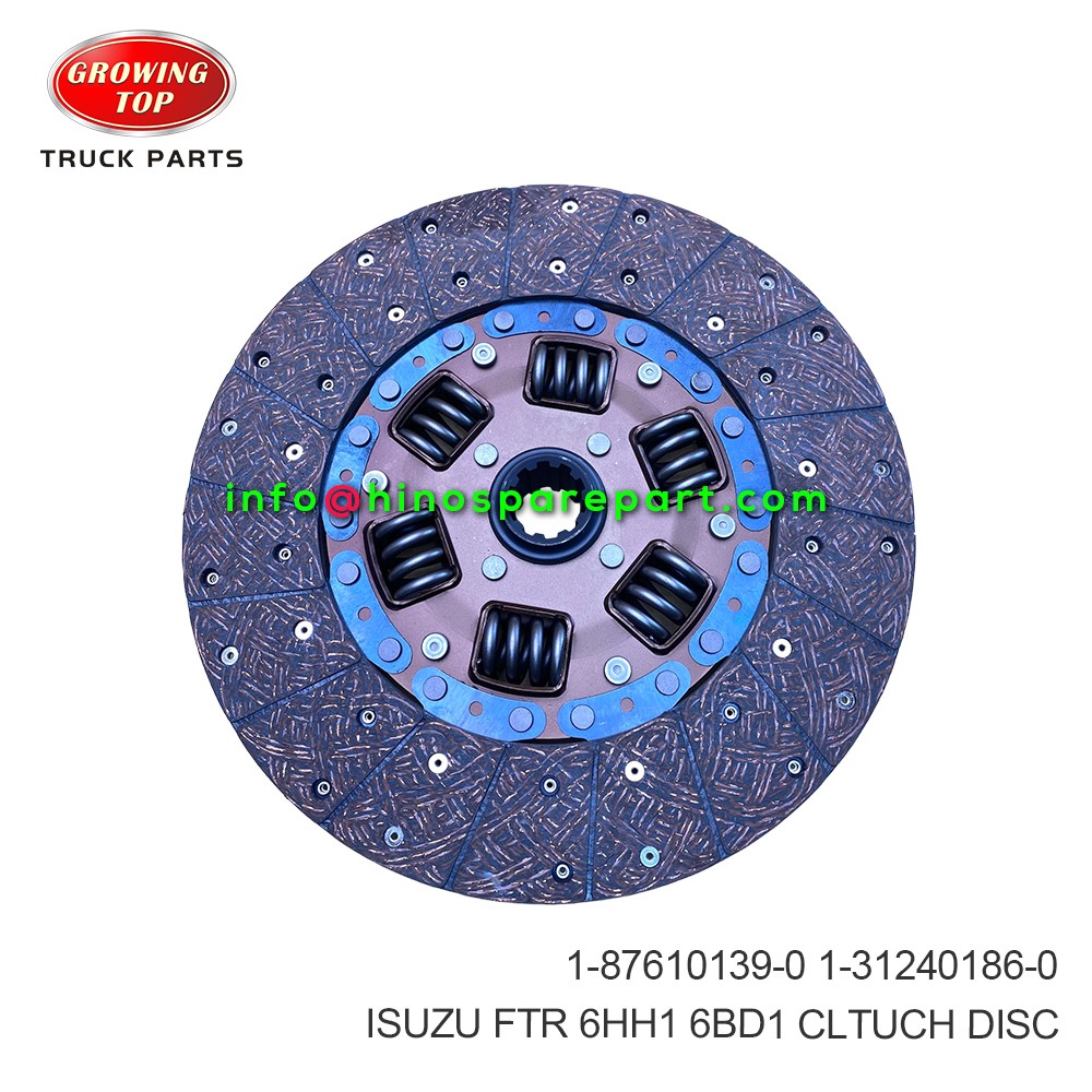 ISUZU FTR 6HH1 6BD1 CLTUCH DISC 1-87610139-0