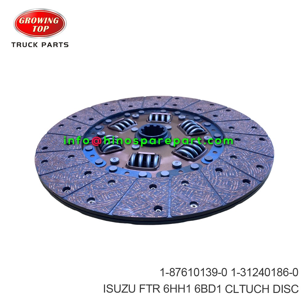 ISUZU FTR 6HH1 6BD1 CLTUCH DISC 1-87610139-0