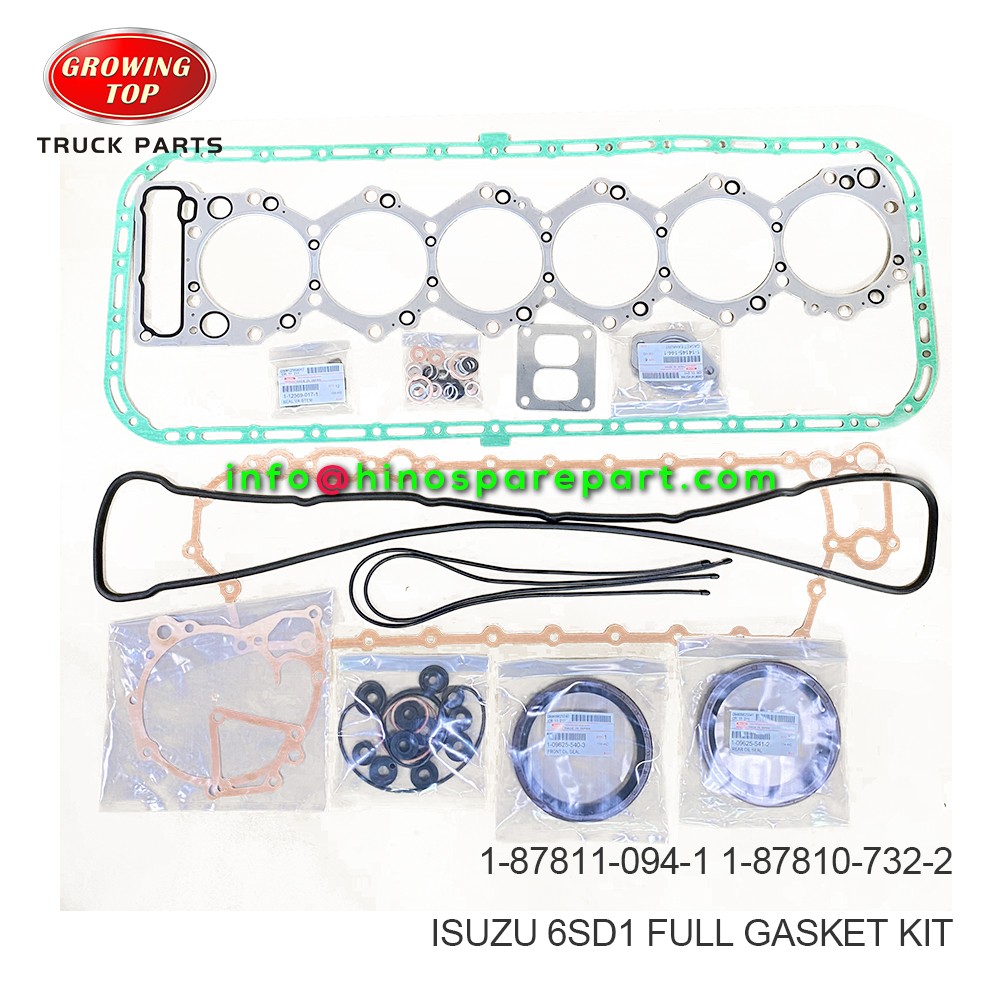 ISUZU 6SD1 FULL GASKET KIT 1-87811-094-1
