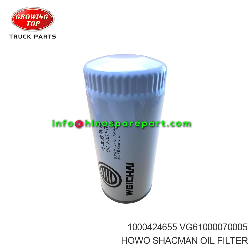 HOWO SHACMAN OIL FILTER 1000424655