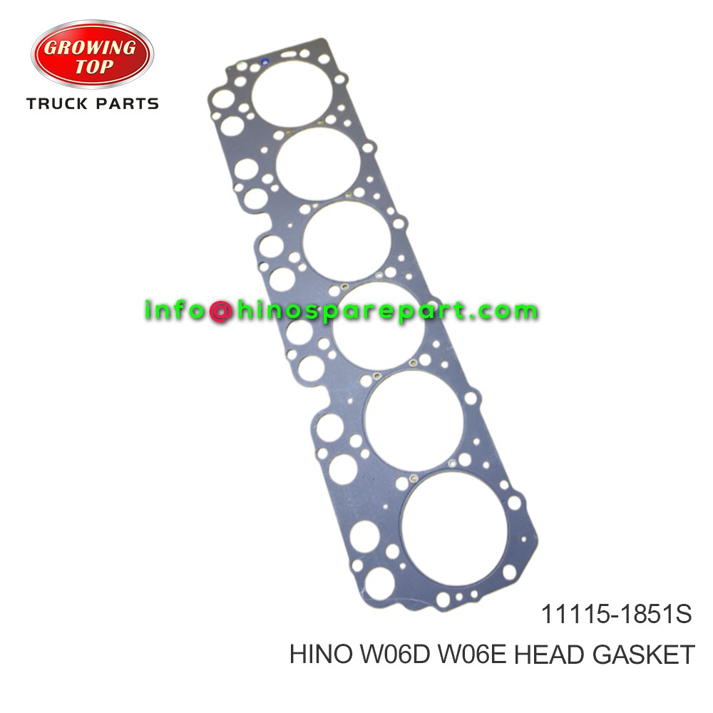 HINO W06D W06E HEAD GASKET 11115-1851S