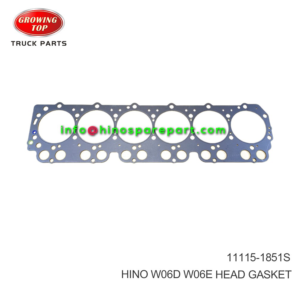 HINO W06D W06E HEAD GASKET 11115-1851S
