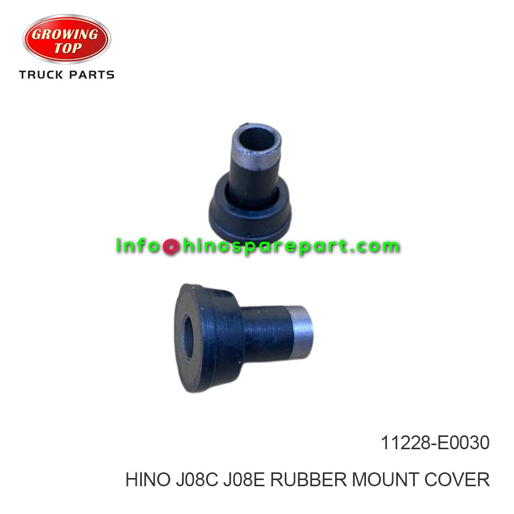 HINO J08C J08E RUBBER; MOUNT, COVER 11228-E0030