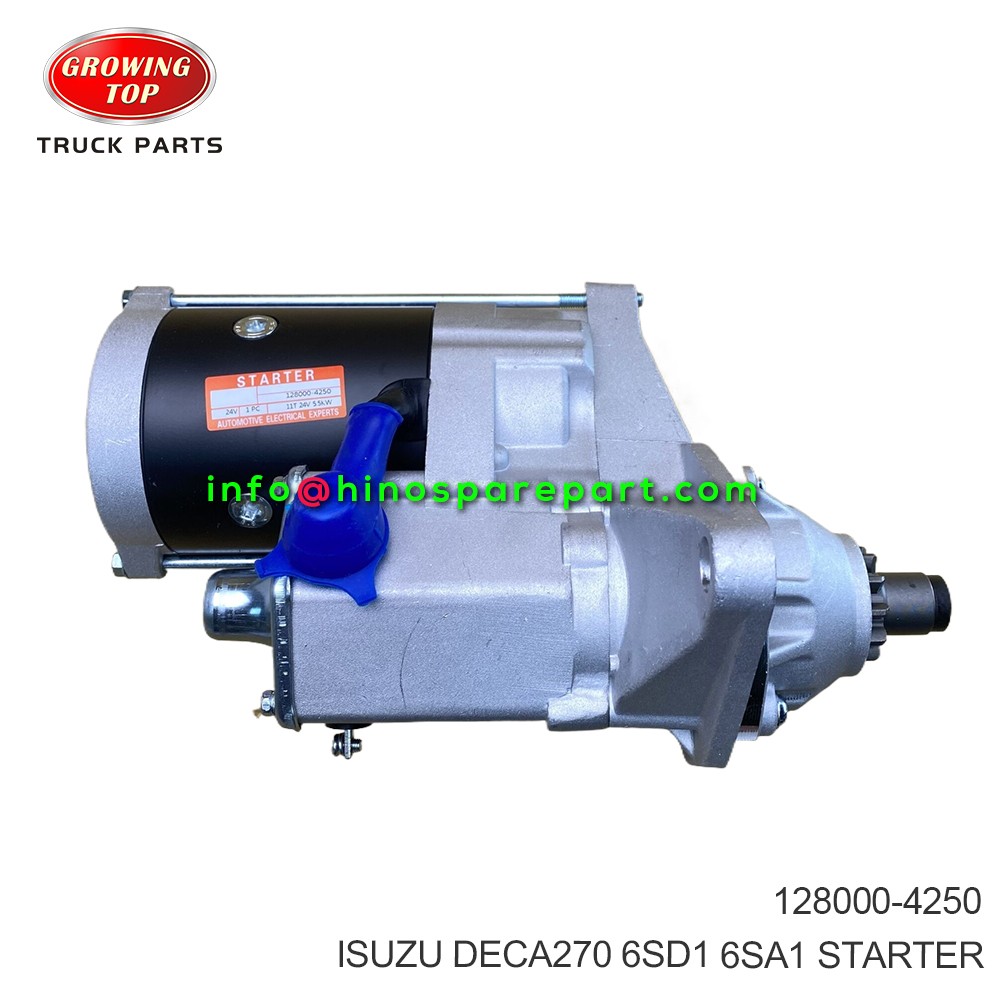 ISUZU DECA270 6SD1 6SA1 STARTER 128000-4250
