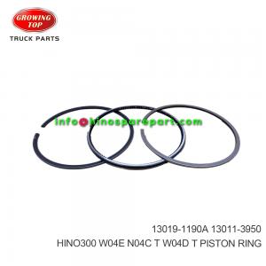 HINO300 W04D T W04E N04C T PISTON RING 13019-1190A