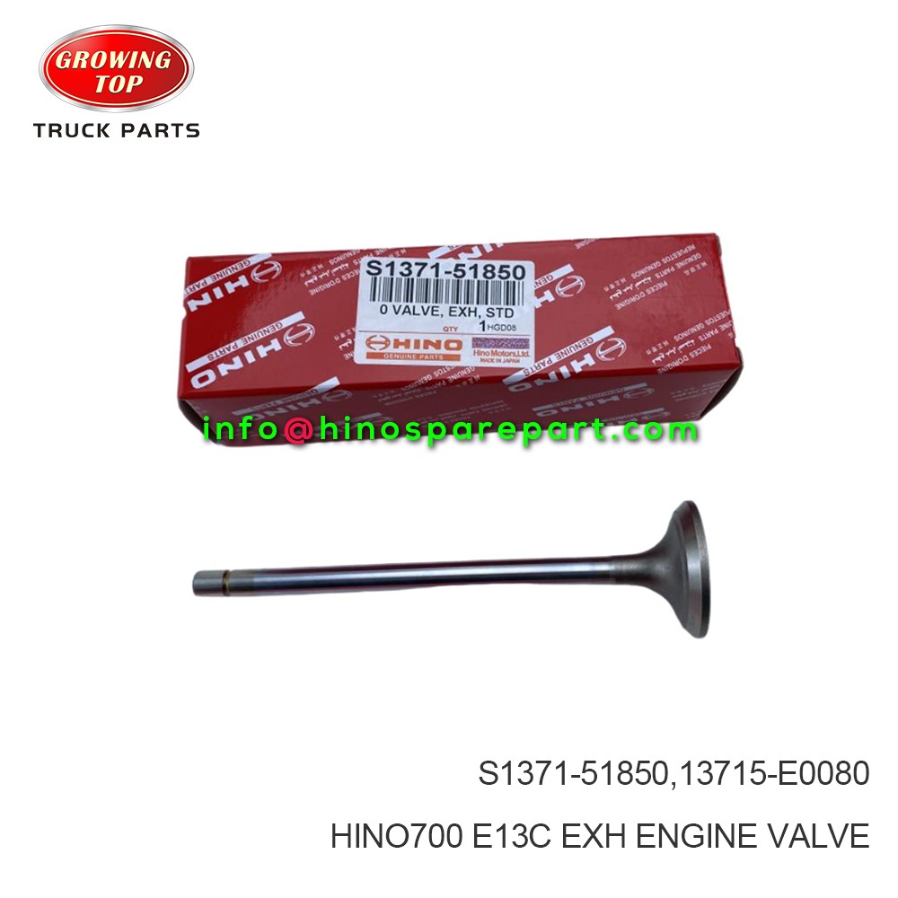 HINO700 E13C EXH ENGINE VALVE  13715-E0080