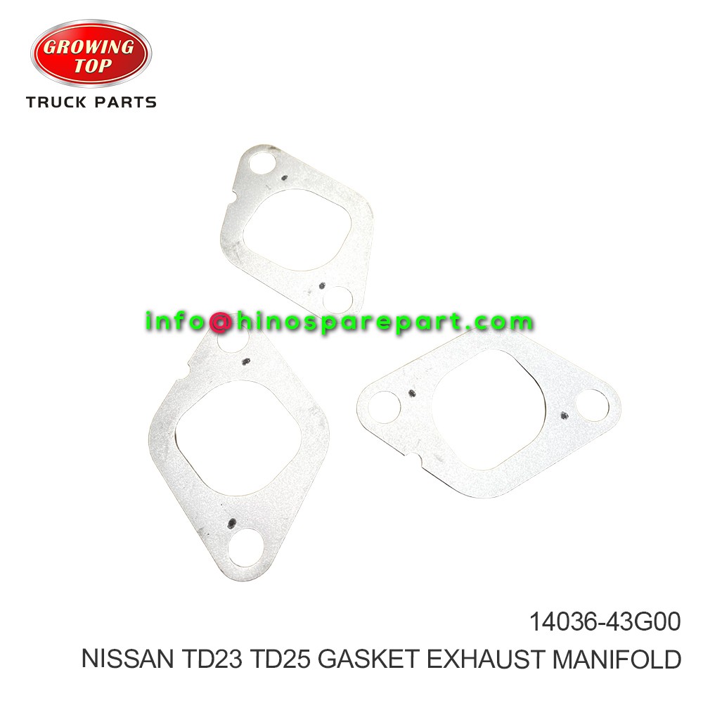 NISSAN TD23 TD25 TD27-1 GASKET EXHAUST MANIFOLD 14036-43G00