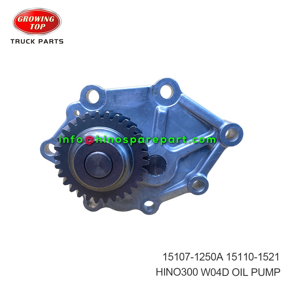 HINO300 W04D OIL PUMP 15107-1250A