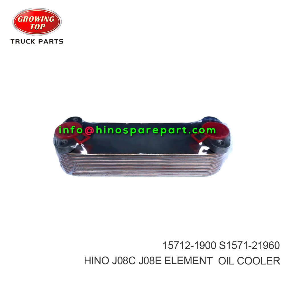 HINO J08C J08E ELEMENT, OIL COOLER 15712-1900