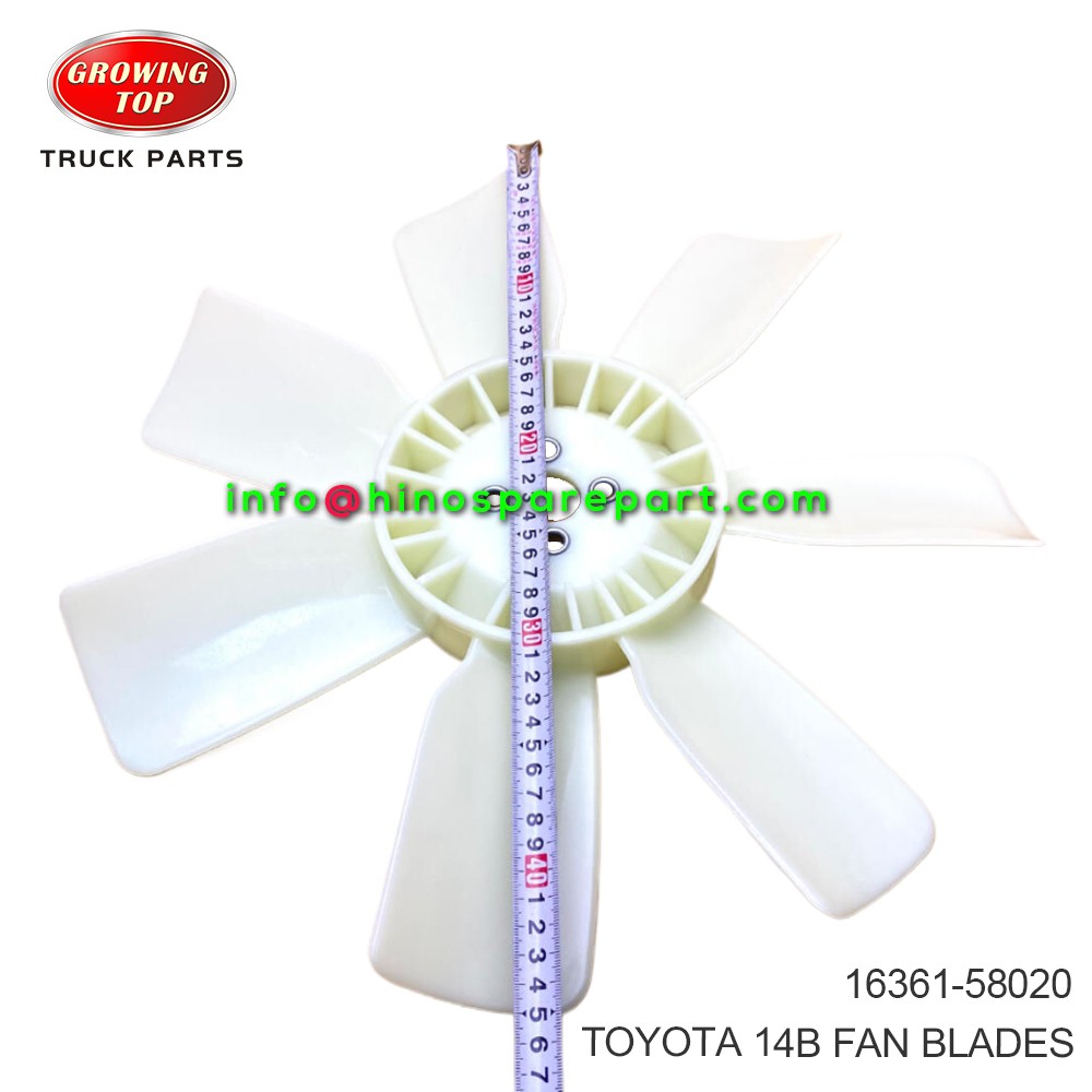TOYOTA 14B  FAN BLADES 16361-58020