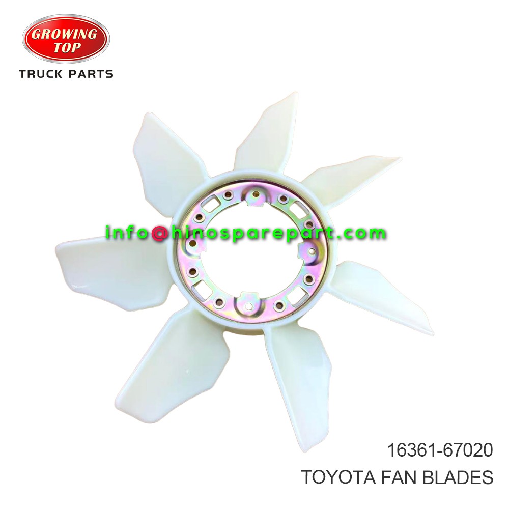TOYOTA FAN BLADES 16361-67020