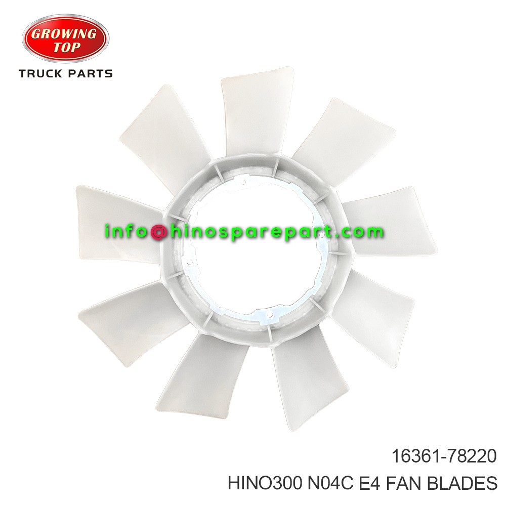 HINO300 N04C E4 FAN BLADES 16361-78220