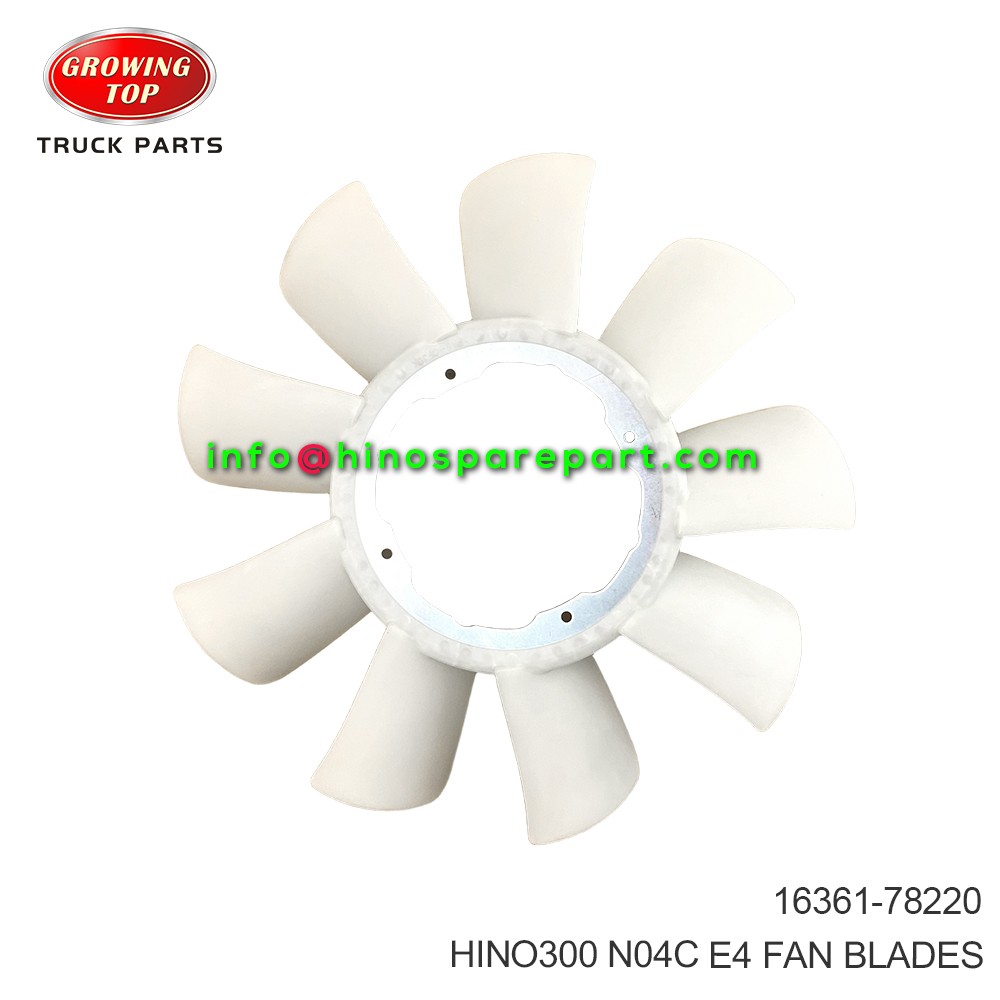 HINO300 N04C E4 FAN BLADES 16361-78220