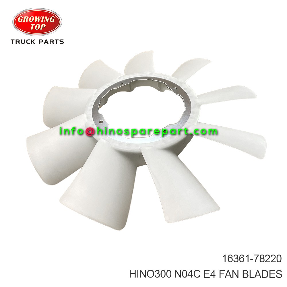 HINO300 N04C E4 FAN BLADES 16361-78220