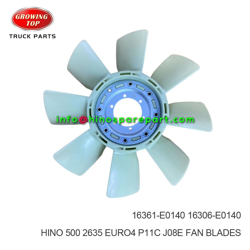 HINO 2635 HINO500 EURO4 P11C J08E FAN BLADES 16361-E0140