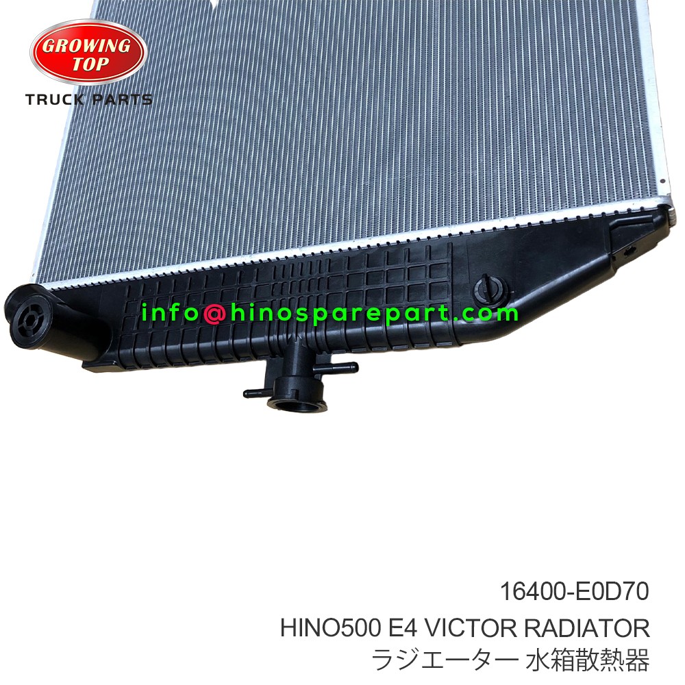 HINO500 VICTOR FG/FL/HG81 EURO4/5 RADIATOR 16400-E0D70