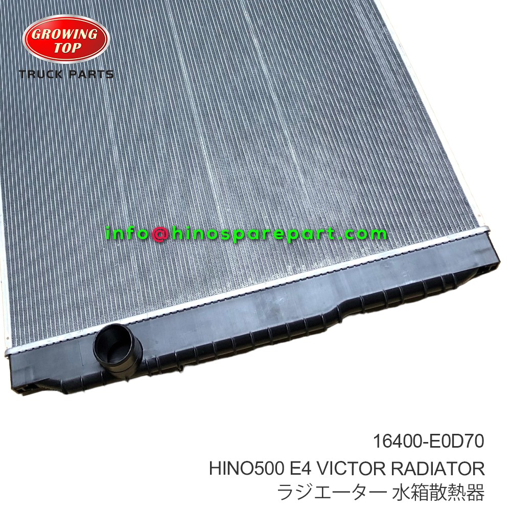 HINO500 VICTOR FG/FL/HG81 EURO4/5 RADIATOR 16400-E0D70