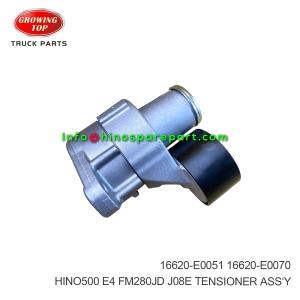 HINO500  E4 FM280JD J08E TENSIONER ASSY 16620-E0051