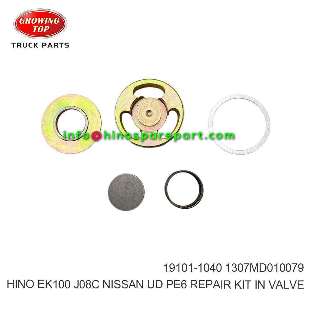 HINO EK100 J08C NISSAN/UD PE6 6D16  REPAIR KIT,IN VALVE  19101-1040