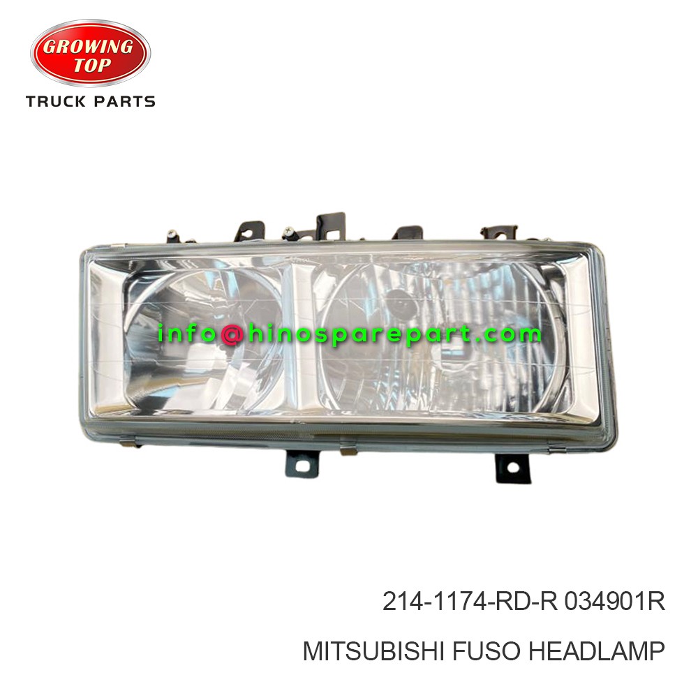 MITSUBISHI FUSO HEADLAMP 214-1174-RD-R