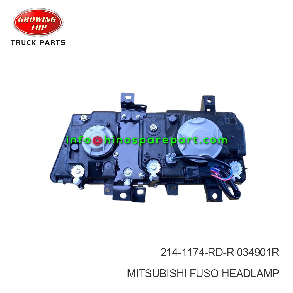 MITSUBISHI FUSO HEADLAMP 214-1174-RD-R